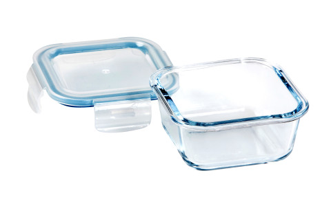 Square Glass Container 300ml Fackelmann Housewares   48168 Op Hr 